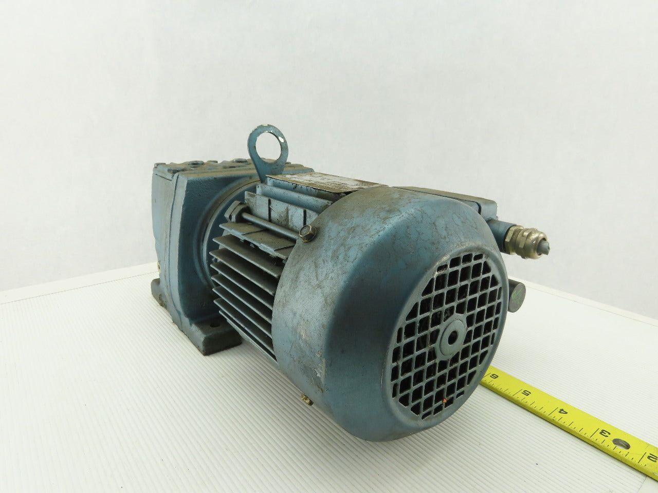 Sew Eurodrive R37DT71C4TF-IS 1/3HP Motor 230/460V 3Ph W/44.81:1 Inline Gearbox