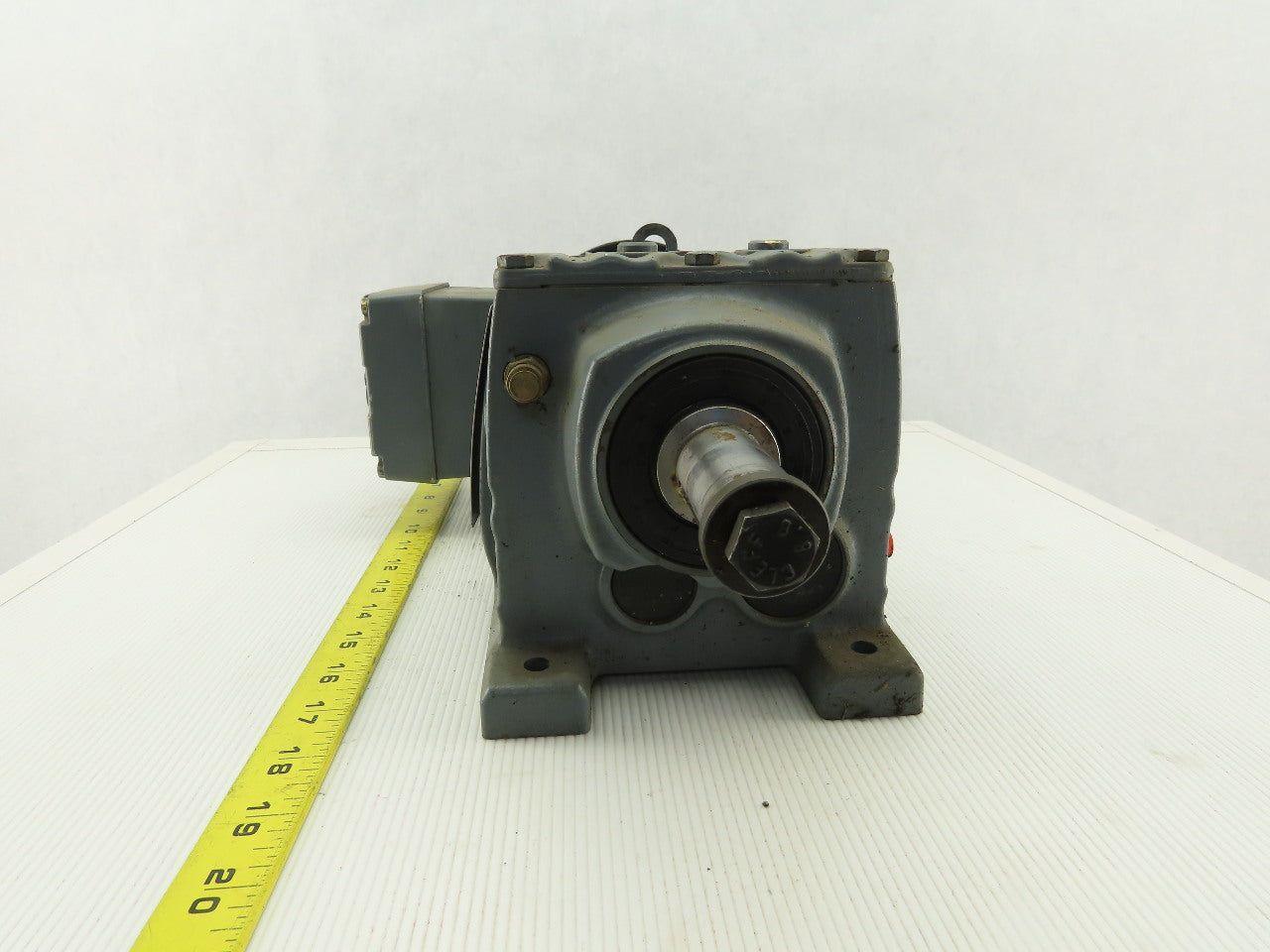 Sew Eurodrive R37DT71C4TFIS 1/3HP Motor 230/460V 3Ph W/44.81:1 Inline Gearbox