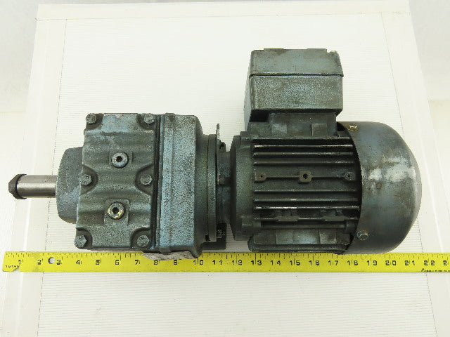 Sew Eurodrive R37DT71C4TF-IS 1/3HP Motor 230/460V 3Ph W/25:1 Inline Gearbox