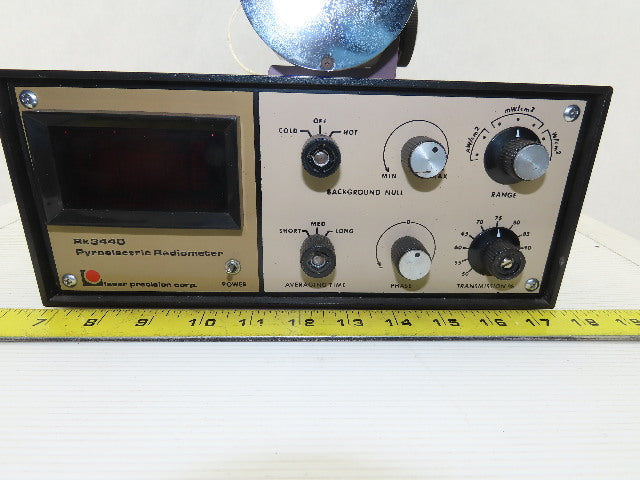 Laser Precision Corp RK3440 Pyroelectric Radiometer W/RP186-1 Detector