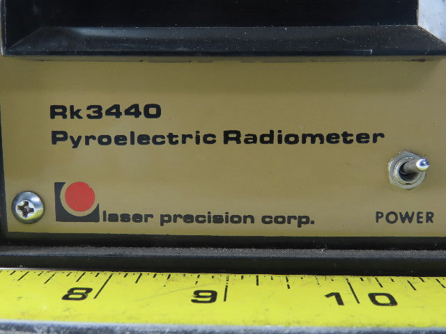 Laser Precision Corp RK3440 Pyroelectric Radiometer W/RP186-1 Detector