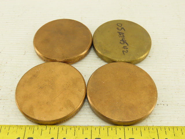 Wilson Rockwell 05 Standard Test Block HRB Lot of 4