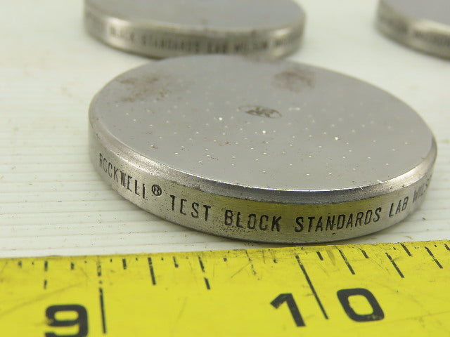 Wilson Rockwell 96 Standard Test Block HRB Lot of 4