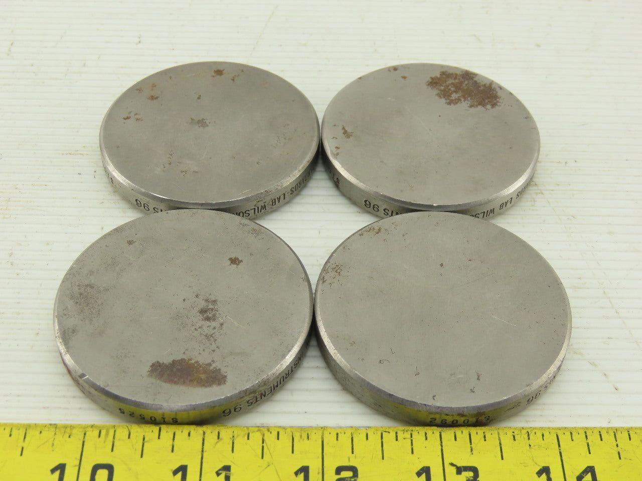 Wilson Rockwell 96 Standard Test Block HRB Lot of 4