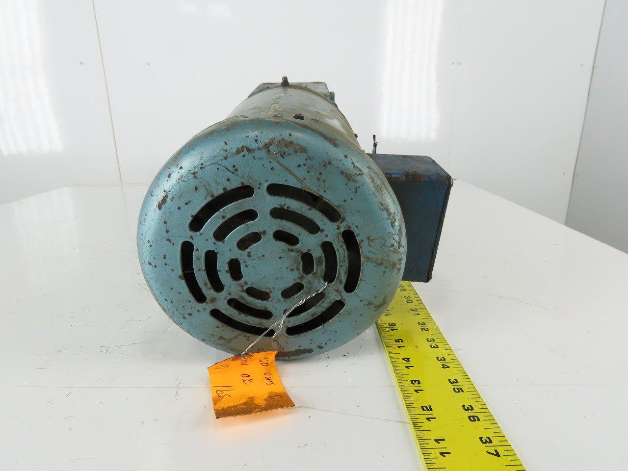 Boston Gear 1-1/2Hp Speed Reducer Gear Motor 20:1 W/Baldor VM3557T 230/460V 3Ph