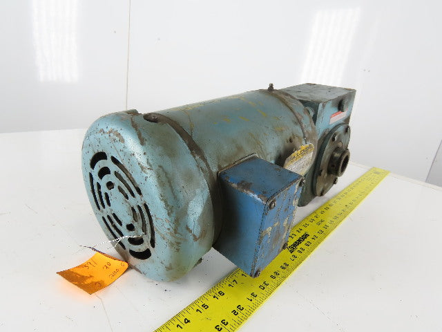 Boston Gear 1-1/2Hp Speed Reducer Gear Motor 20:1 W/Baldor VM3557T 230/460V 3Ph