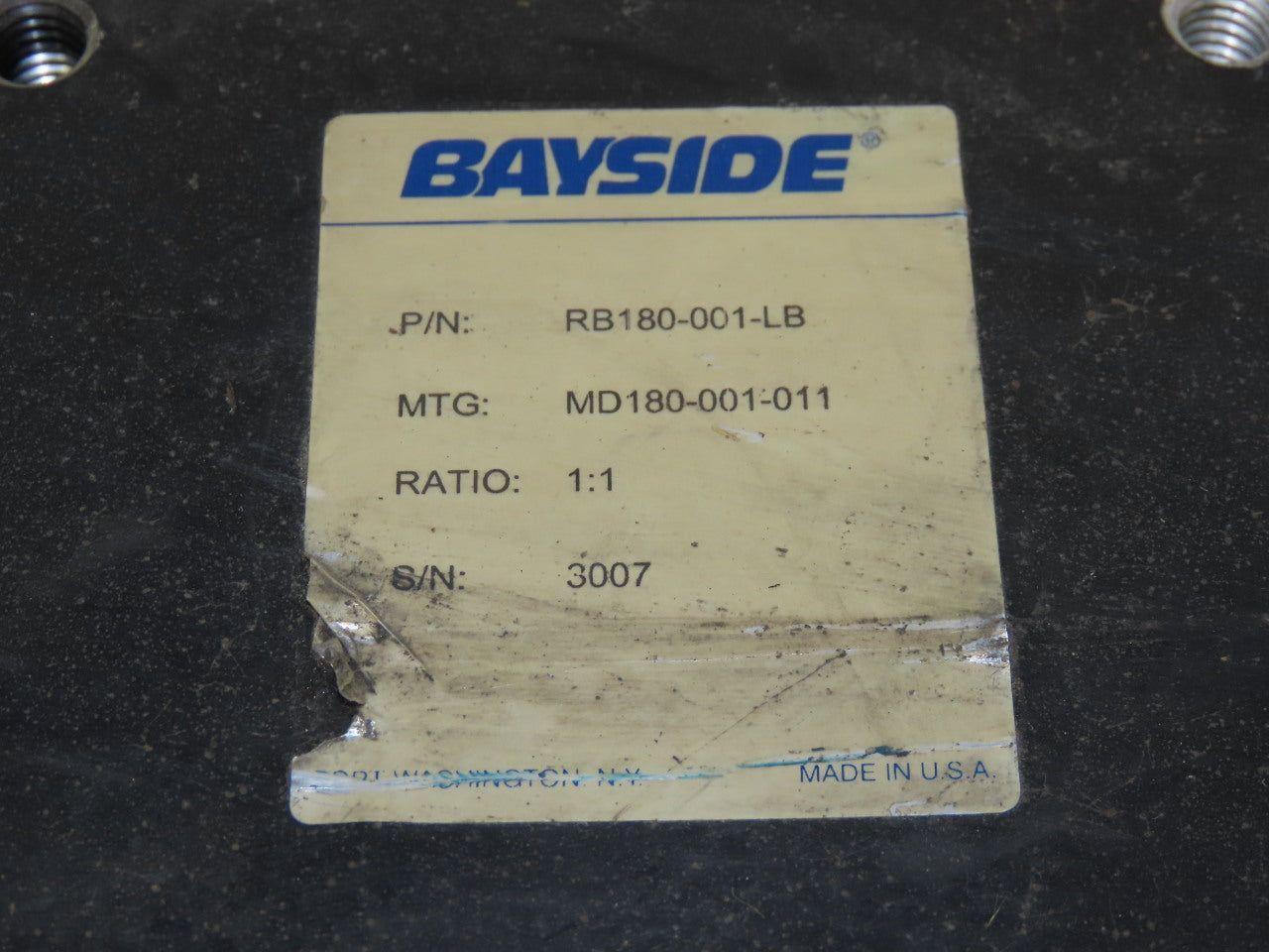 Bayside RB180-001-LB Right Angle Precision Gearhead Gear Box 1:1 Ratio