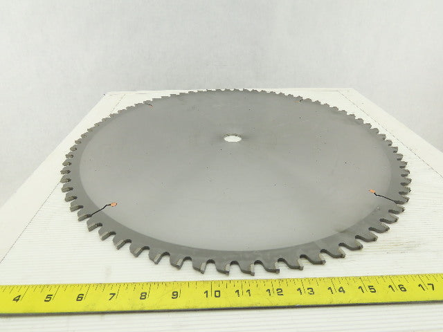 20" Non-Ferrous Metal Cutting Circular Saw Blade 72 Tooth Carbide Re-Sharpened