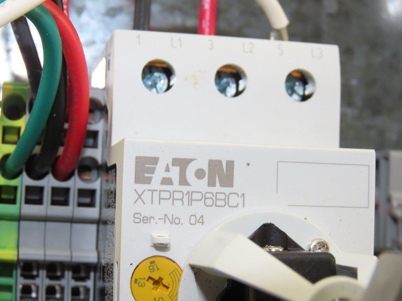 Eaton XTPR1P6BC1 Manual Motor Protector 1-1.6A Overload W/7x7x6" Enclosure