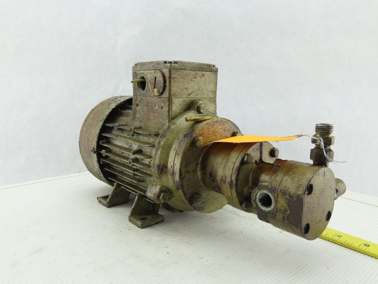 Baier Koppel D-91257 Hydraulic Pump & 0.25KVA Motor 208-230/485/460V 3Ph