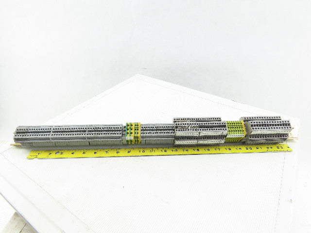 Connectwell CTS2.5UN Terminal Blocks 800V 32A 22-12 Awg DIN Rail Misc Lot of 107