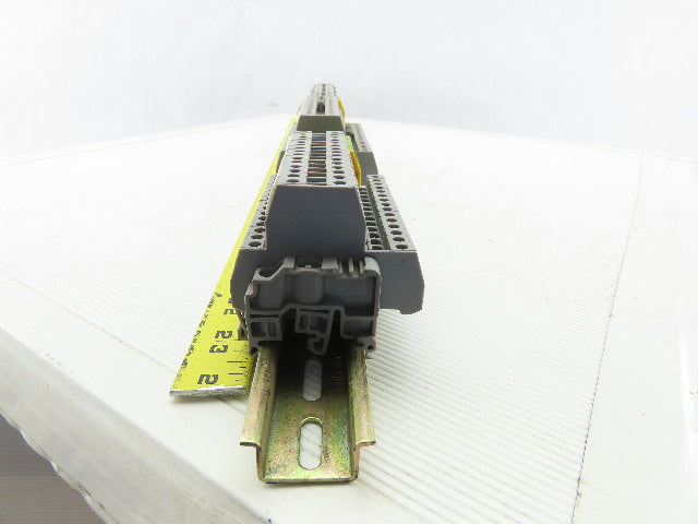 Connectwell CTS2.5UN Terminal Blocks 800V 32A 22-12 Awg DIN Rail Misc Lot of 107