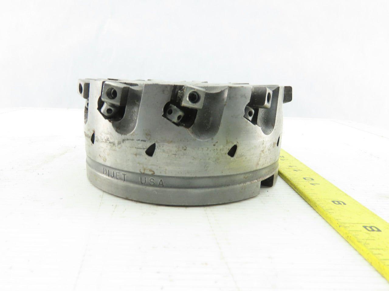 Dijet SMC 5.010-10552 5" Indexable Face Mill Cutter 1-1/2" Arbor 10 Flute