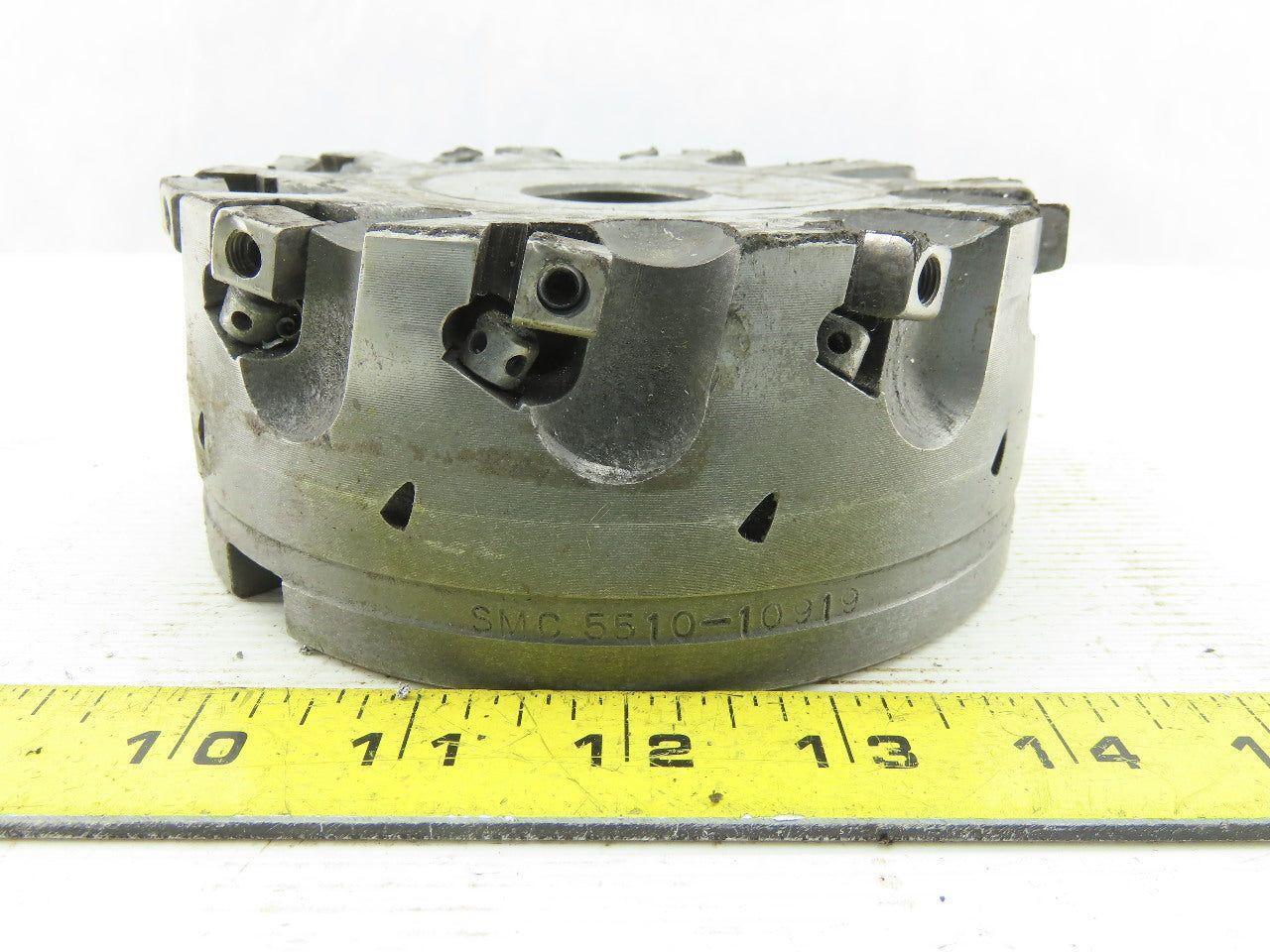 Dijet SMC 5.010-10919 5" Indexable Face Mill Cutter 1-1/2" Arbor 10 Flute