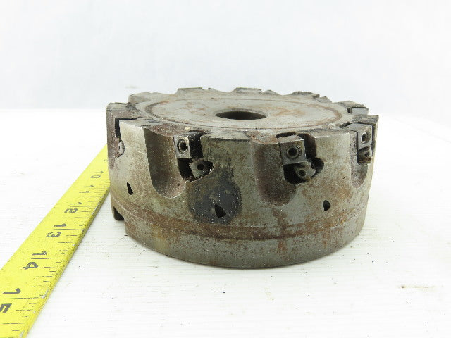 Dijet SMC 6.010-10456 3.5" Indexable Face Mill Cutter LH 1-1/2" Arbor 6 Flute