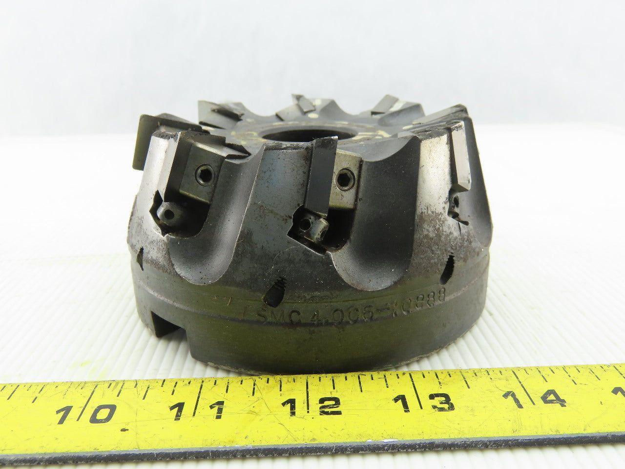 Dijet SMC4008-10888 4" Indexable Face Mill Cutter 1-1/2" Arbor 8 Flute