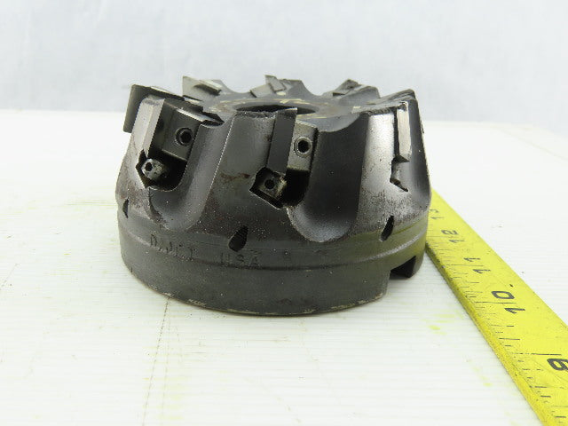 Dijet SMC4008-10888 4" Indexable Face Mill Cutter 1-1/2" Arbor 8 Flute