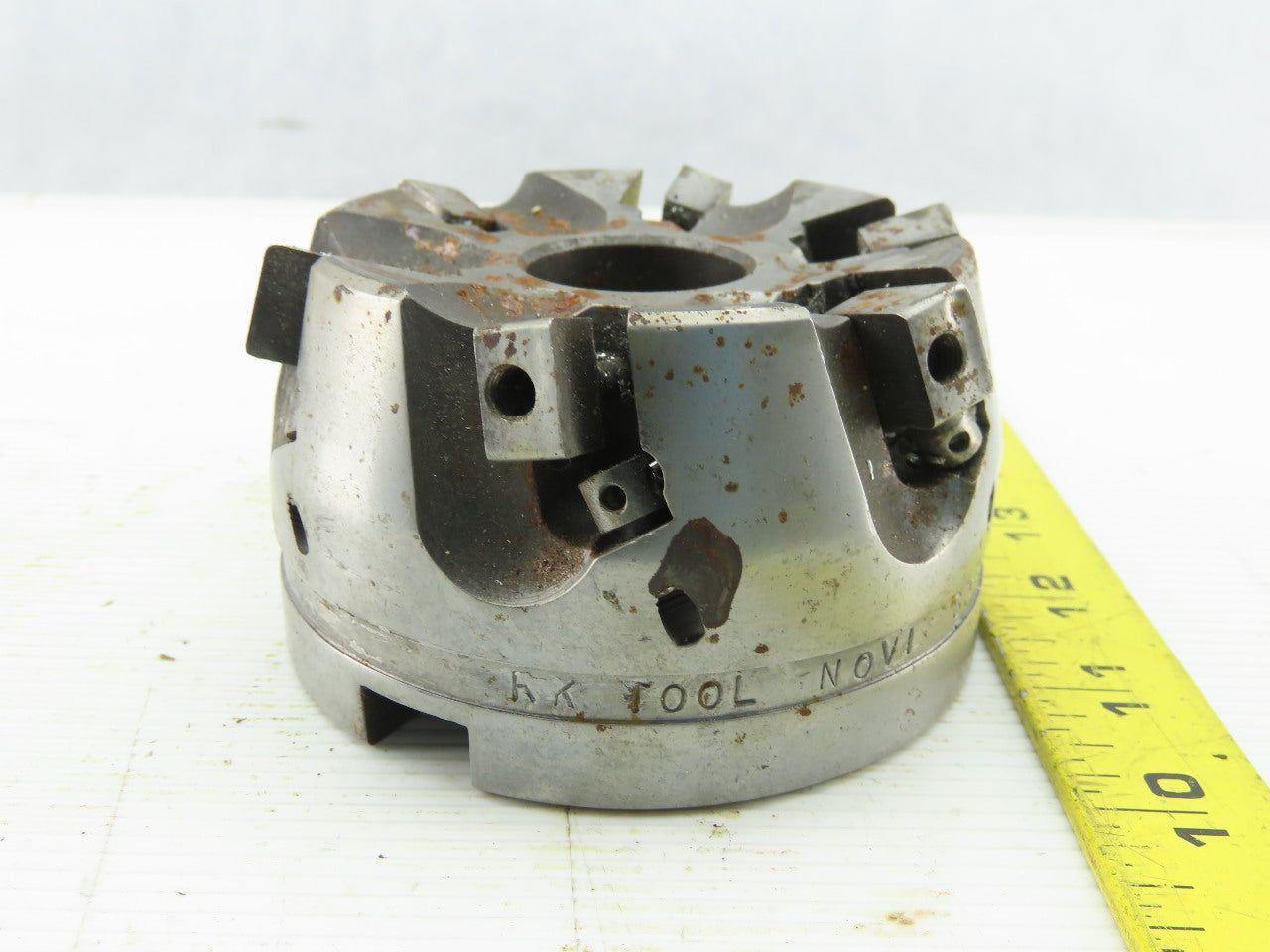 RK Tool SMC3506-13073L 3.5" Indexable Face Mill Cutter LH 1-1/2" Arbor 6 Flute