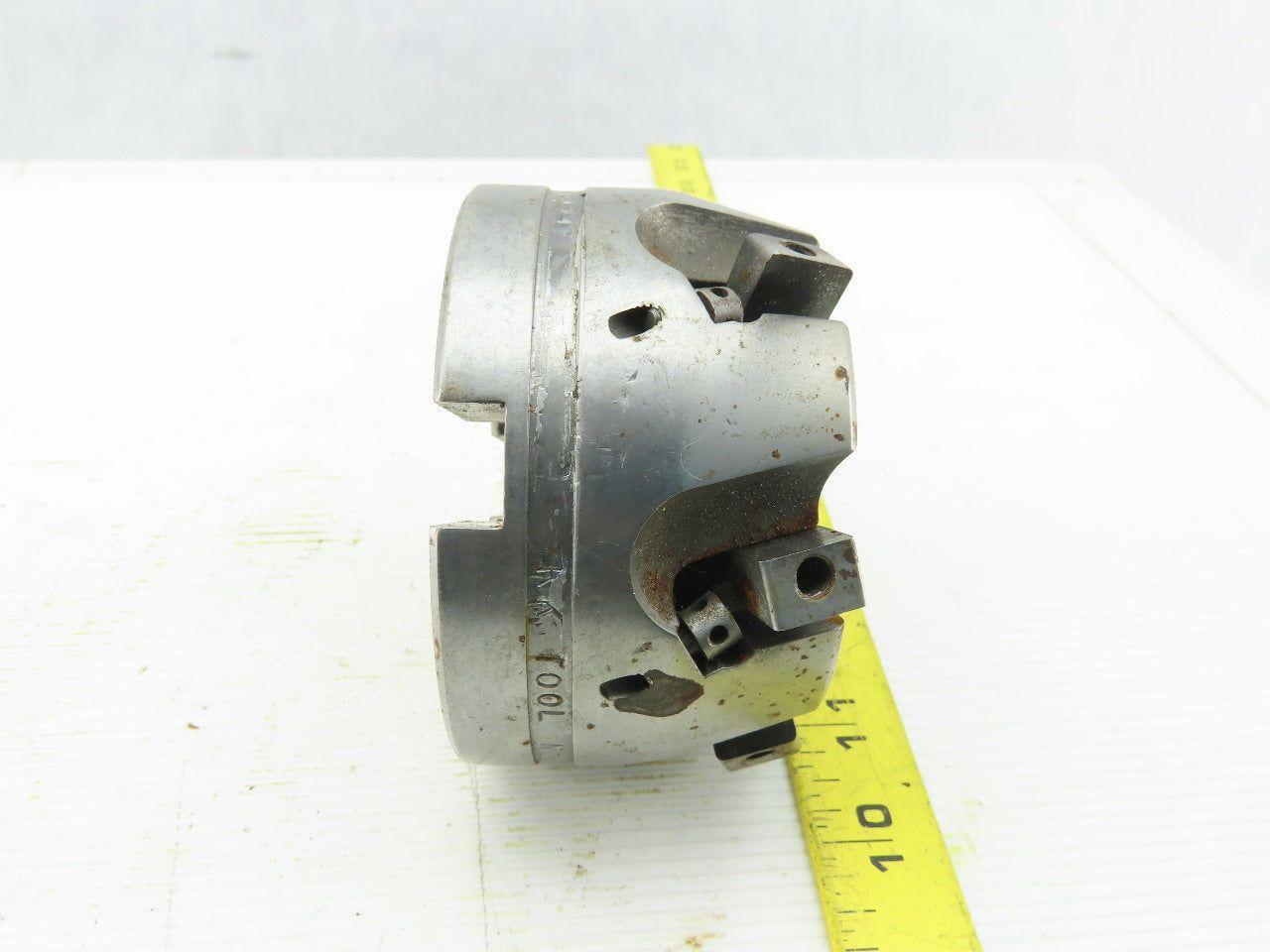 RK Tool SMC3506-13073L 3.5" Indexable Face Mill Cutter LH 1-1/2" Arbor 6 Flute