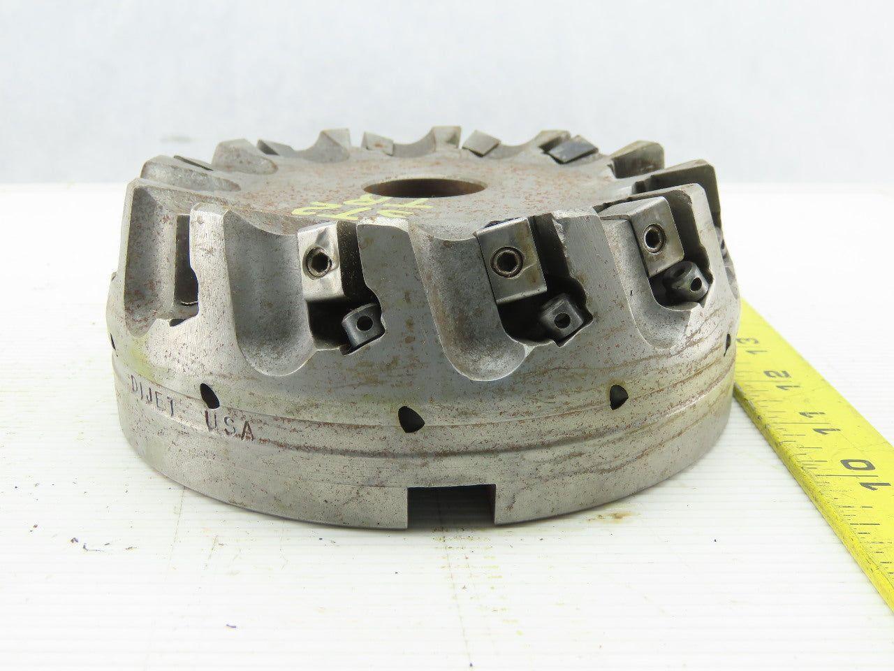 DiJet SMC-6012-10876 6" Indexable Face Mill Cutter 1-1/2" Arbor 12 Flute