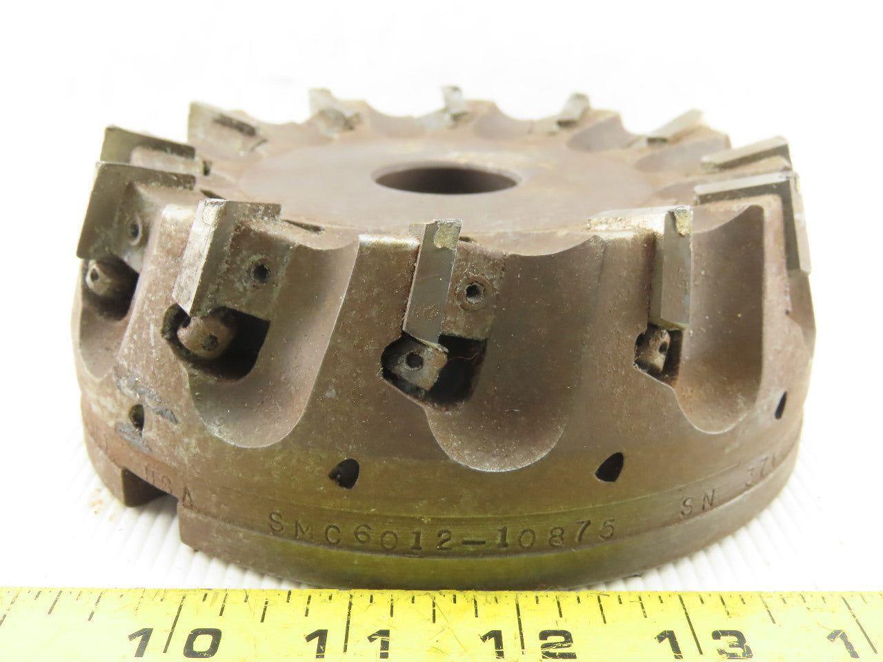 Dijet SMC6012-10875 6" Indexable Face Mill Cutter 1-1/2" Arbor 12 Flute