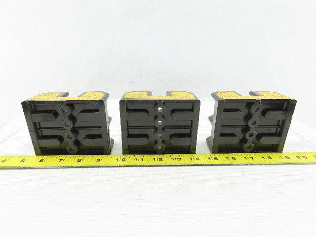 Buss J60030-2COR 2 Pole Class J Fuse Holder Block 600V 30A Lot of 3