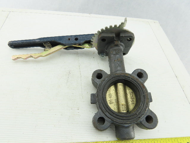 NIBCO LD2000 2.5" 200PSI Ductile-Iron Butterfly Valve EPDM Seat ALBZ Disc