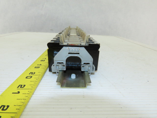 Idec BAF111SDU 24V 10A Fuse Holder W/Indicator 18-10AWG On DIN Rail Lot of 23