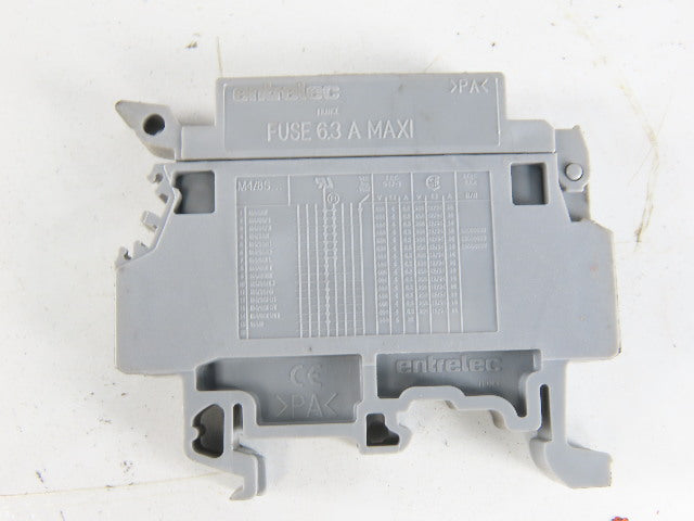 Entrelec M4/8S 6.3 A MAXI Terminal Block Fuse Holder AB Fuse Holder Lot of 158