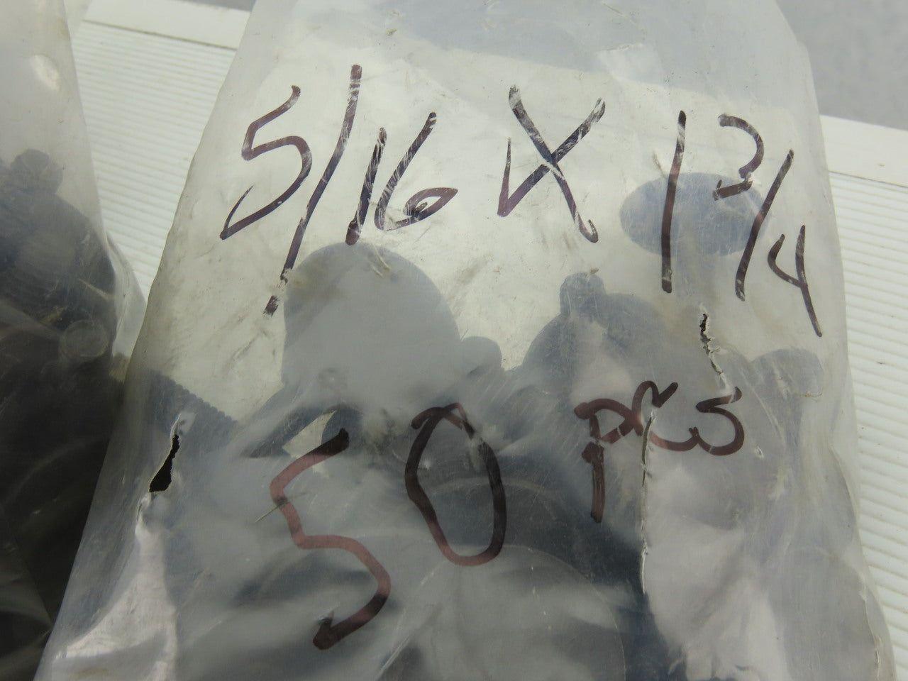 Tapco 5/16-18x1-3/4 Countersunk Bolt Fender Washer Flat Lock & Hex Nut Bulk Lot