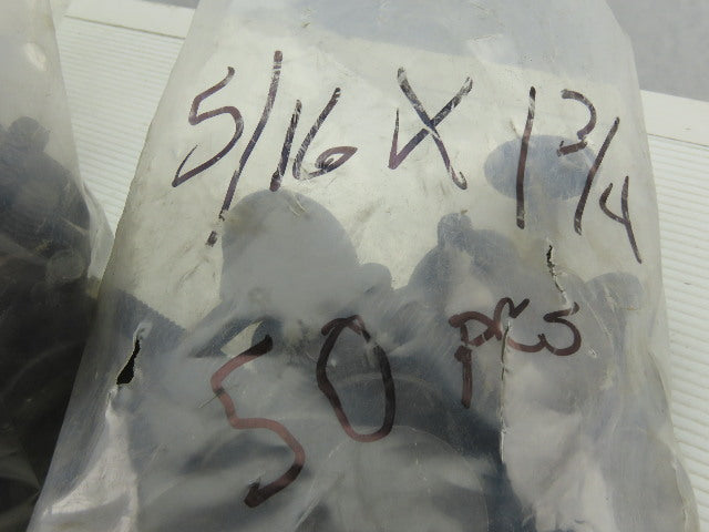 Tapco 5/16-18x1-3/4 Countersunk Bolt Fender Washer Flat Lock & Hex Nut Bulk Lot