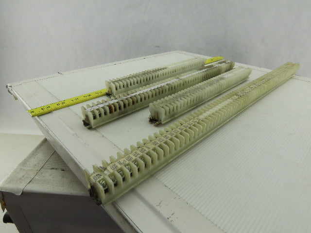 Allen Bradley 1492-F DIN Rail Mount Terminal Block On 4 DIN Rail Lot of 189
