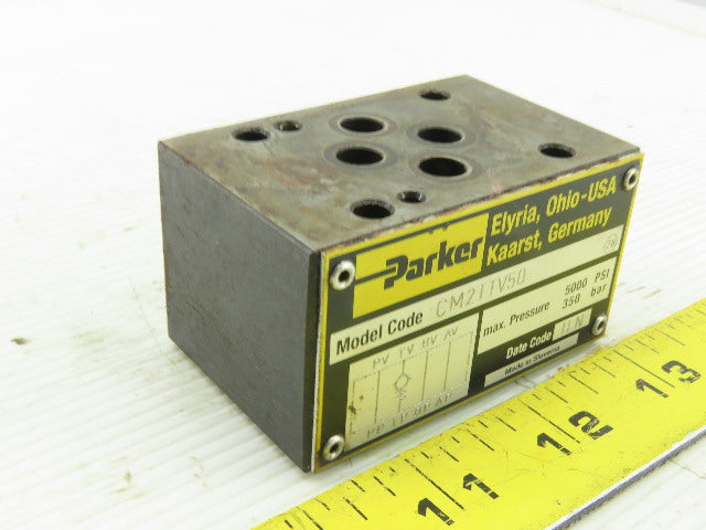 Parker CM2TTV50 Control Valve Max. Pressure 5000 PSI 350 Bar