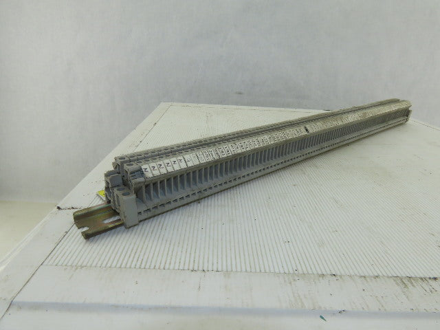 Phoenix Contact UK5 600V 34A 28-10AWG Contact Block On DIN Rail Lot of 94