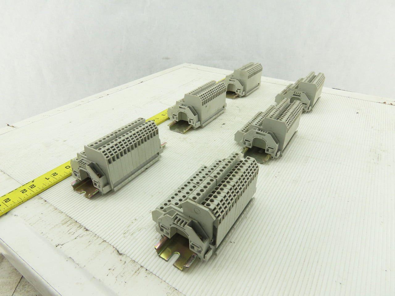 Allen Bradley 1492-WTS3 6 DIN Rail Sensor Terminal Block 500V Lot of 90