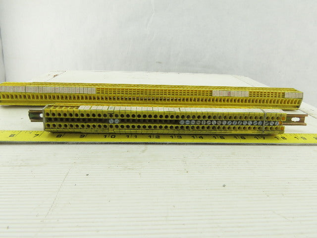 Allen Bradley 1492-WM4 DIN Rail Mount Terminal Block 500V 4MM Lot of 123