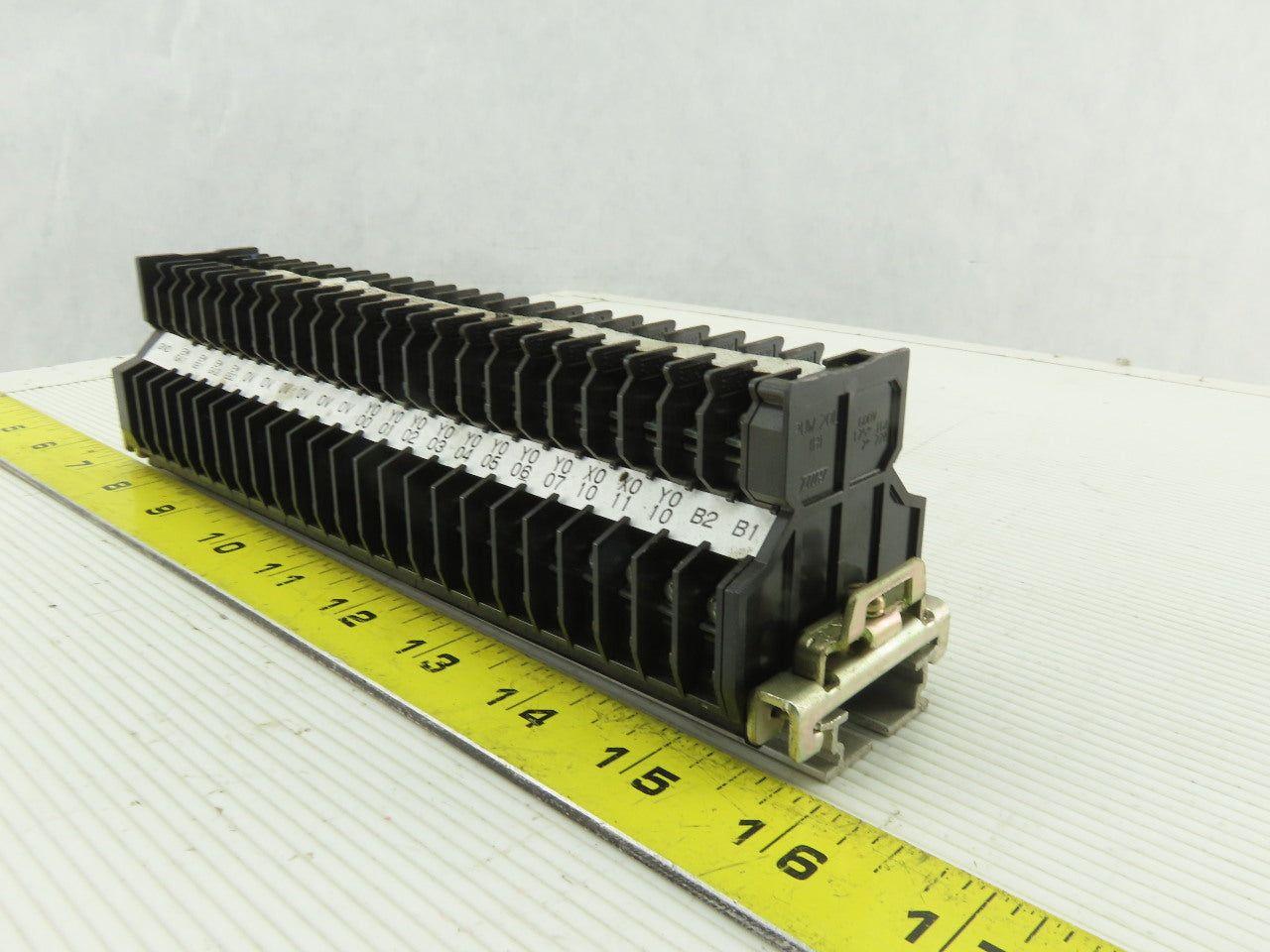 Togi PUW-20 DIN Rail Dual Terminal Block 600V 16A 600V 19 A 14 AWG Lot of 24
