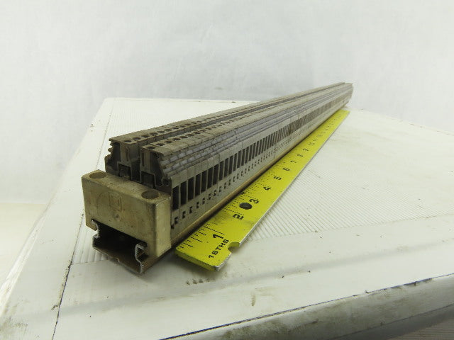 Entrelec M4/6 5116 DIN Rail Mount Terminal Block 600V 25A Lot of 135