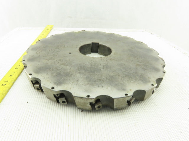 Dijet HSM12.18-10432L 12" Indexable Face Shell Mill LH 76mm Arbor 18 Flute