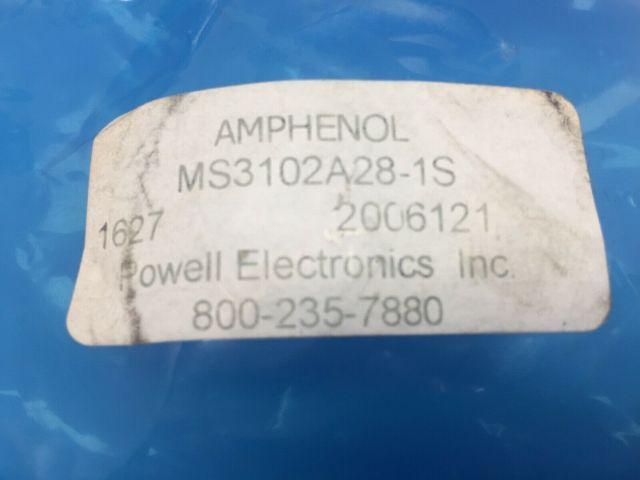 Powell Electronics MS3102A28-1S Amphenol 9 Hole Circular Connector
