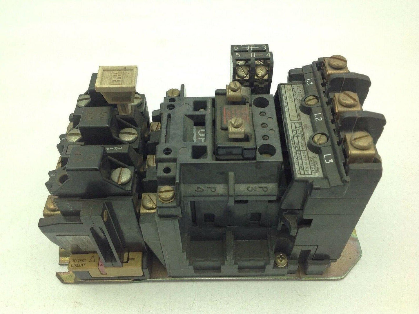 Allen Bradley 520F-B0D/W Motor Starter Size 1 3 Phase 115-120V 3P Series W