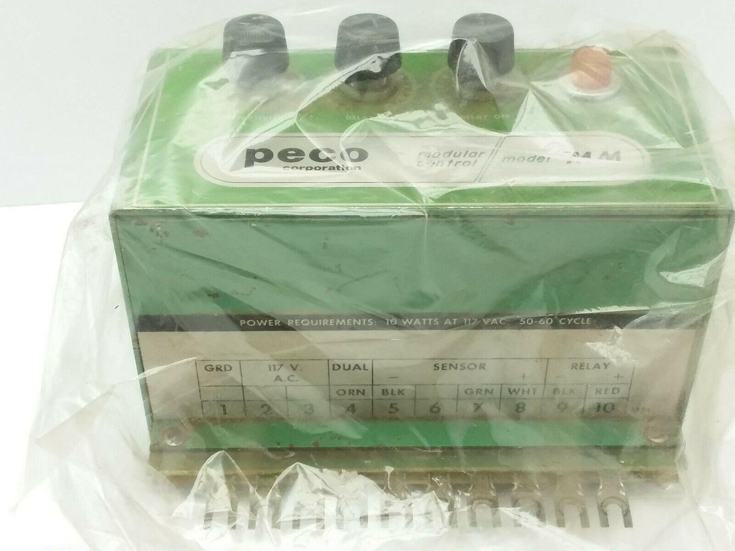 Peco C-3006-247 Modular Control Model MM 10W 117VAC 50-60 Cycle