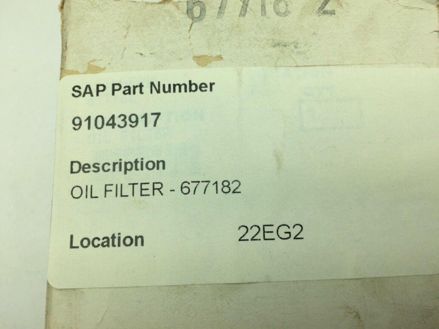Tennant 67718-2 Hydraulic Filter Lot of 2