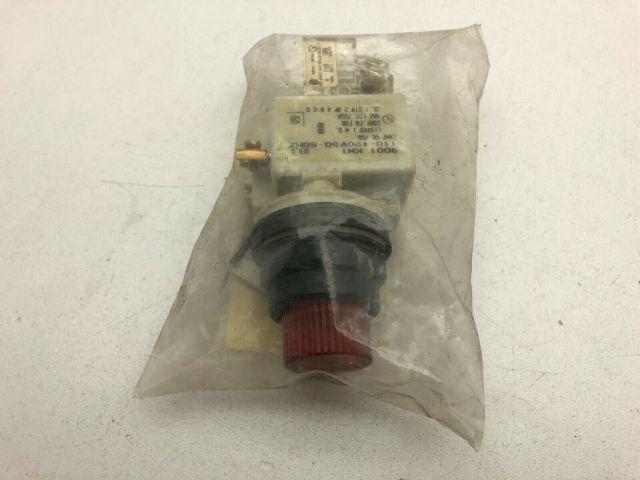 Square D 9001SK2L1RH1/G Red Illuminated Push Button 1N.O 1N.C Series G