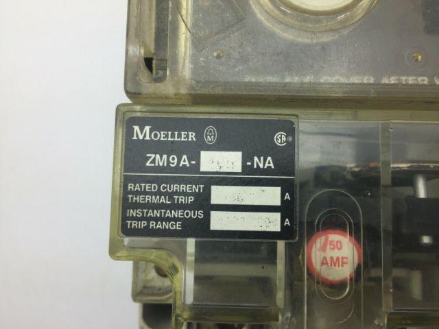 Moeller NZM9-250 Circuit Breaker 600VAC 250A 3Pole W/Thermal Trip
