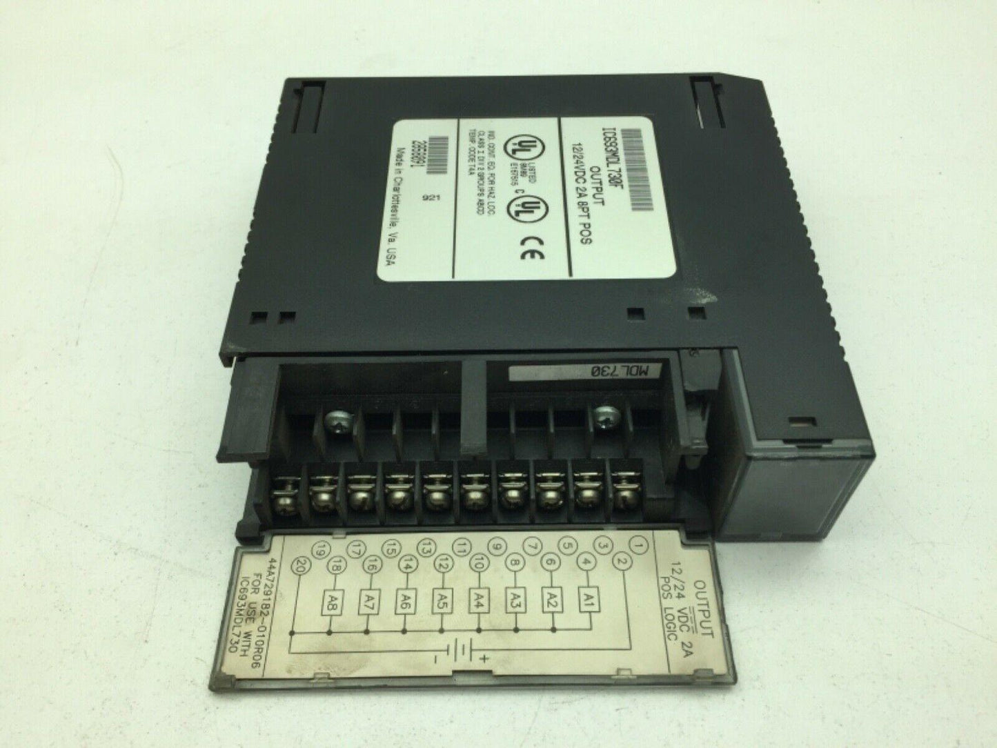 GE Fanuc IC693MDL730F Output 12/24VDC 2A 8PT POS
