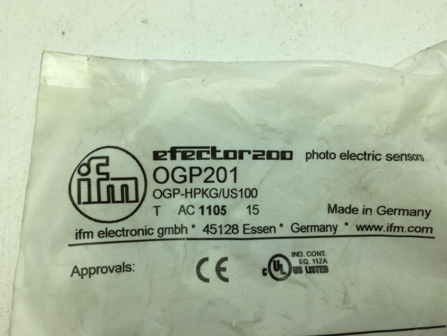 Efector OGP201 Photoelectric Sensor 1036VDC