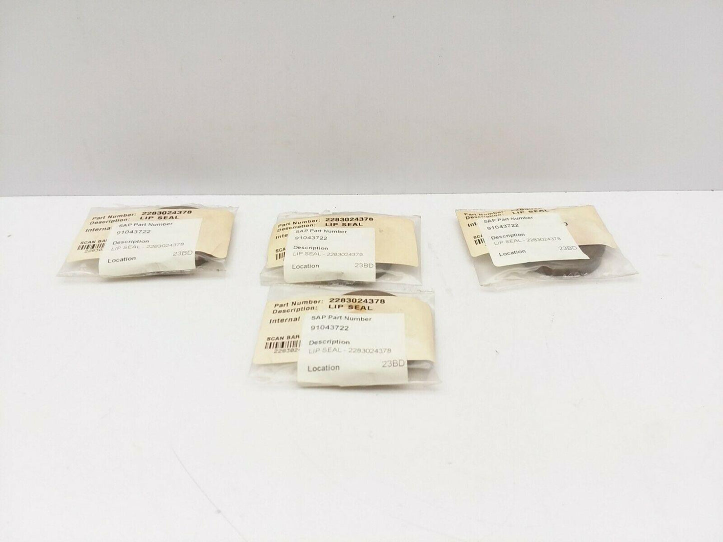 Viking 2283024378 Lip Seal Lot of 4