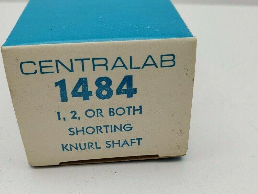 Centralab 1484 Shorting Knurl Shaft Switch Lot of 4