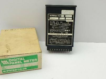 M System 44AV6-S5012-F Digital panel Meter 150VAC 0-5VDC